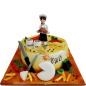 👩‍🍳🍝 Cake "Chef Pasta" F-1053
