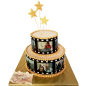 🎂 Anniversary cake "Golden Memories" F-793 🎂 Anniversary cake "Golden Memories" F-793