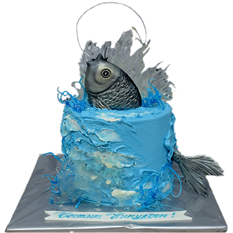 🎂 Юбилейна торта „Морско приключение“ Ф-1224 🎂 Юбилейна торта „Морско приключение“ Ф-1224