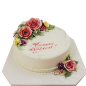 🌸🎂 Празнична торта „Розова хармония“ – Ф-646 🌸🎂 Празнична торта „Розова хармония“ – Ф-646