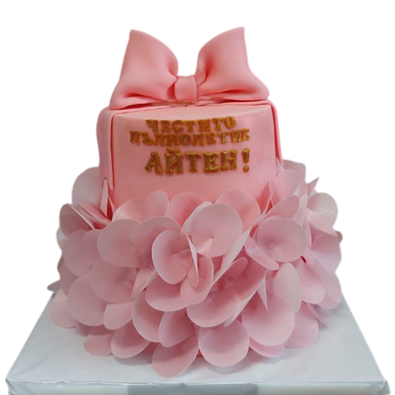 🎀👶 Baby cake "Happy little girl, Ayten!" - F-1716