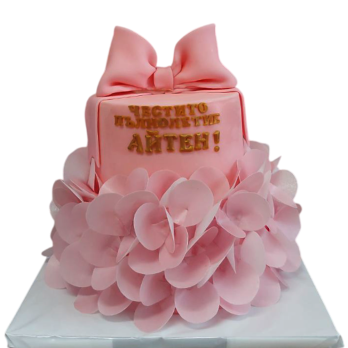 🎀👶 Baby cake "Happy little girl, Ayten!" - F-1716
