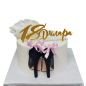 🎂👠 Дамска торта „Pink Heels Elegance“ – Ф-1922 🎂👠 Дамска торта „Pink Heels Elegance“ – Ф-1922