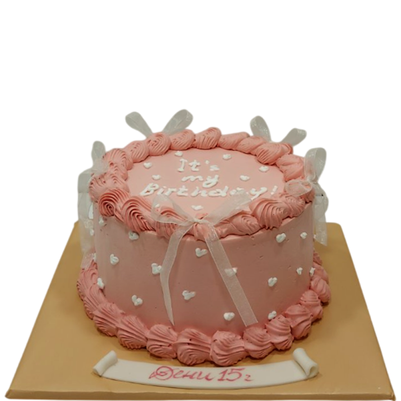 🎀💗 Anniversary cake “It’s my Birthday” – F-1830