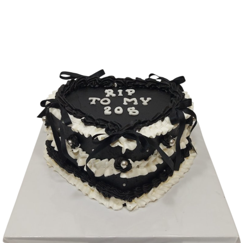🎂🖤 Birthday cake "RIP to My 20s" - F-1827 🎂🖤 Birthday cake "RIP to My 20s" - F-1827