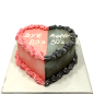 🎂🖤💗 Birthday cake “Bye 20’s – Hello 30’s” – F-1835 🎂🖤💗 Birthday cake “Bye 20’s – Hello 30’s” – F-1835