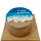 🌊🎂 Бутикова торта „Морски бряг“ – Ф-1818