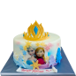 ❄️👑 Frozen Cake with Crown | Model F-1722 ❄️👑 Frozen Cake with Crown | Model F-1722