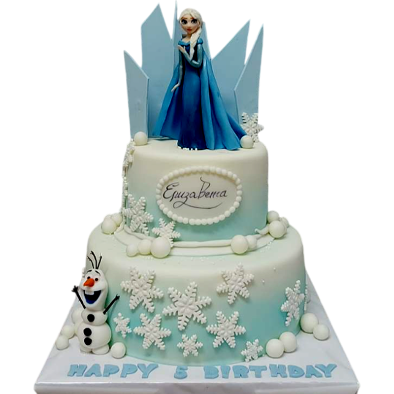 ❄️⛄ Cake "Elsa and Olaf" - Frozen | Model F-1967 ❄️⛄ Cake "Elsa and Olaf" - Frozen | Model F-1967