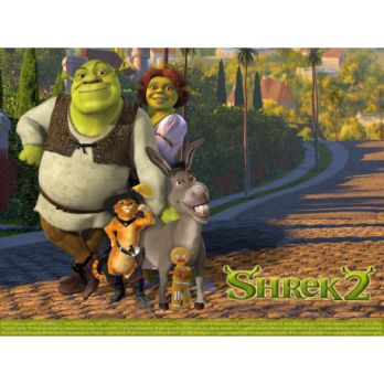Cake with picture "Shrek 2" No. 003-054