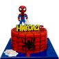 🕷️ Детска торта Спайдърмен с 3D фигура – Ф-1082 🕷️ Детска торта Спайдърмен с 3D фигура – Ф-1082