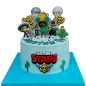 🎮🍰 Brawl Stars Children's Cake - Martin model F-1851 🎮🍰 Brawl Stars Children's Cake - Martin model F-1851