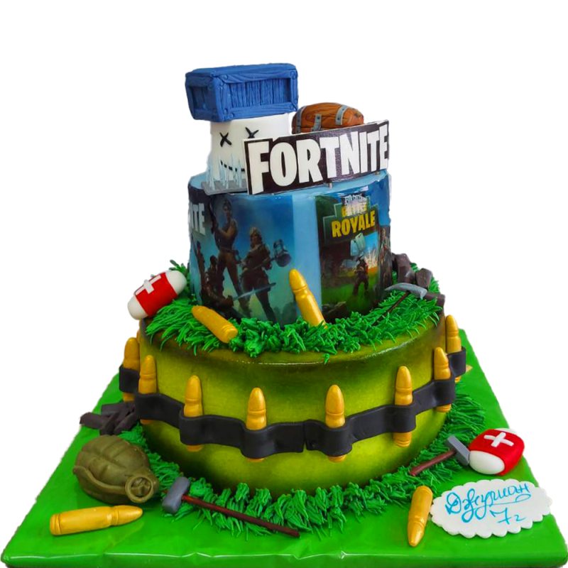 🎮🟢 Fortnite "Battle Royale" Cake Ф-1246 🎮🟢 Fortnite "Battle Royale" Cake Ф-1246