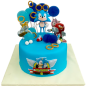 🎂 Детска торта Соник и приятели – Ф-1758 ⚡