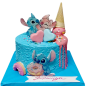 π Children's cake Stitch and Angel with sweet accents β F-1991 ππ© π Children's cake Stitch and Angel with sweet accents β F-1991 ππ©