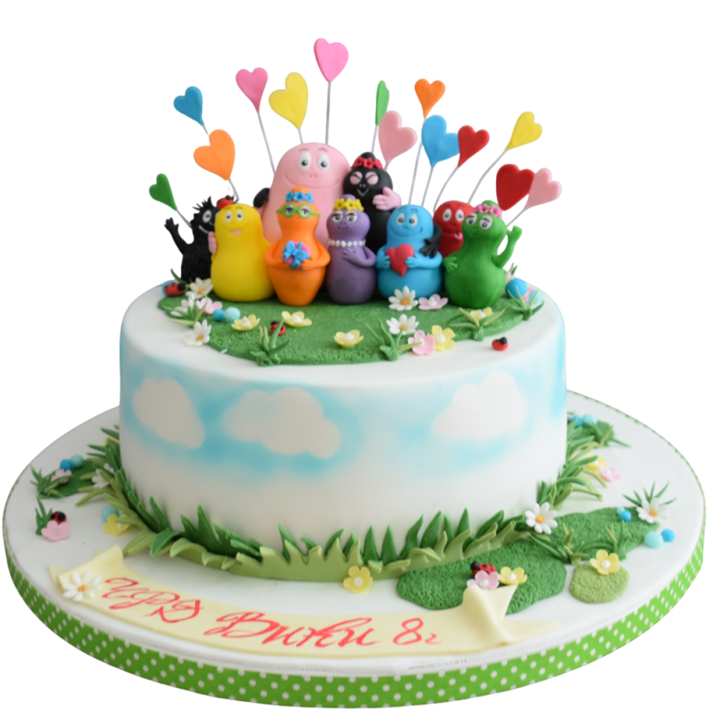 Cake "Barbaroni - Colorful Party" F-951 Cake "Barbaroni - Colorful Party" F-951