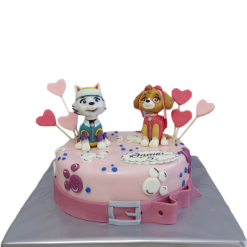 Cake “Paw Patrol – Skye and Everest” F-1281