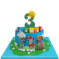 🎂🐾🌞 Paw Patrol Cake – Marshall, Rocky and Zuma | Model F-1857