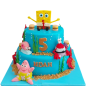 🍰 Торта „Спондж Боб“ – Модел Ф-1773