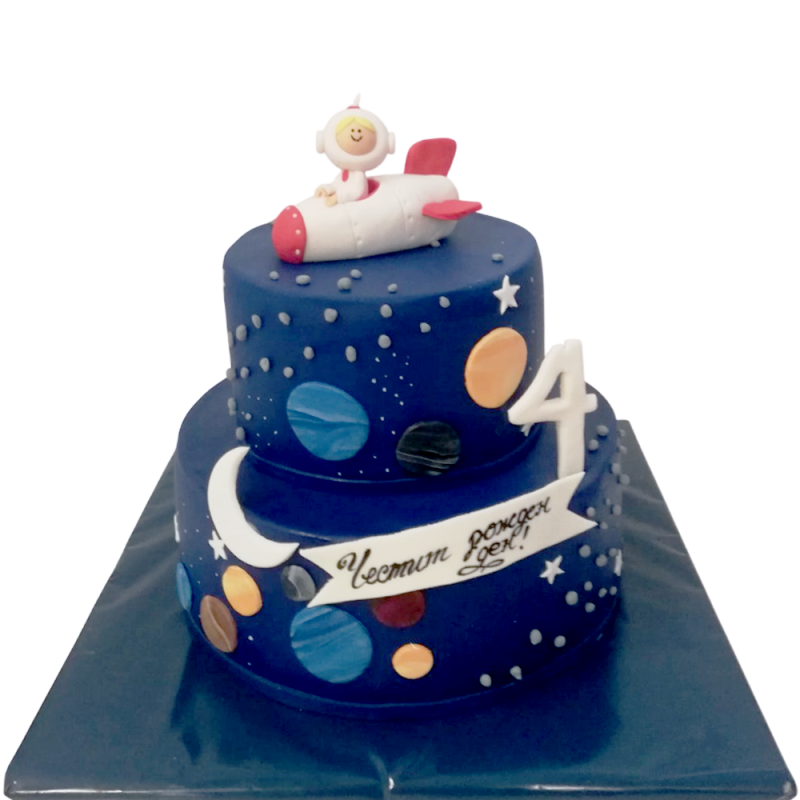 🚀 Children's Cake Space Journey – F-882 🚀 Children's Cake Space Journey – F-882