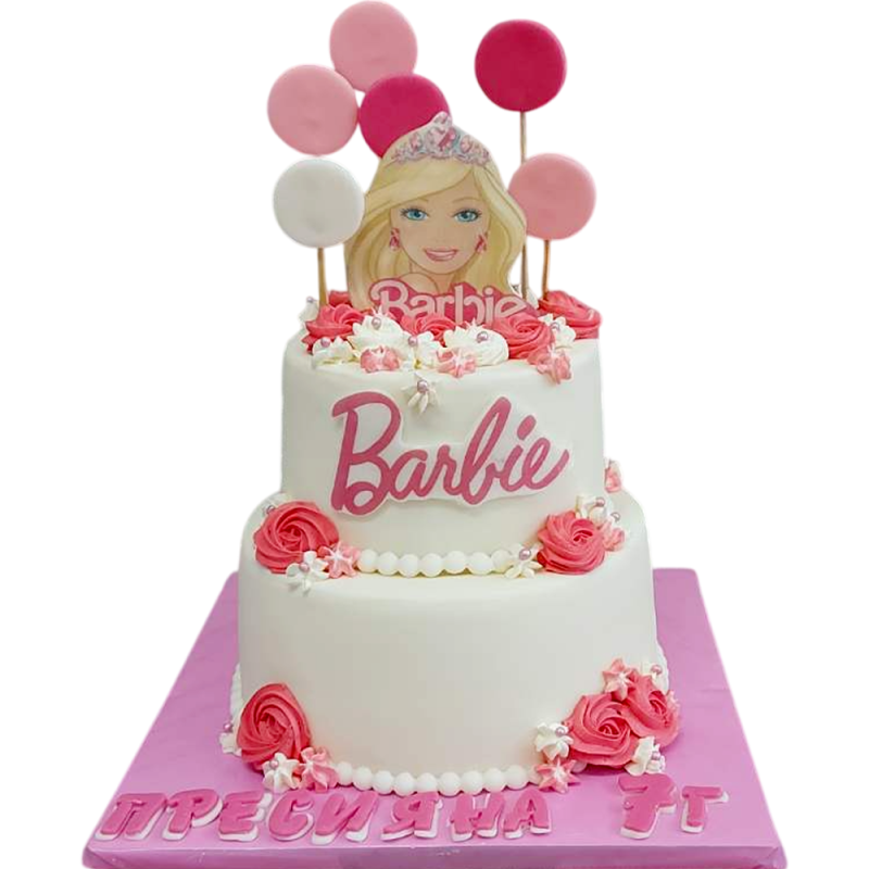 ππ Barbie Princess Children's Cake β F1853 ππ Barbie Princess Children's Cake β F1853