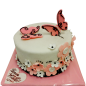 🦋🌸 Gentle Butterflies Cake – F502 🦋🌸 Gentle Butterflies Cake – F502
