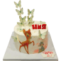 ππ¦π¦ Bambi Cake with Butterflies β Model F-2023 ππ¦π¦ Bambi Cake with Butterflies β Model F-2023