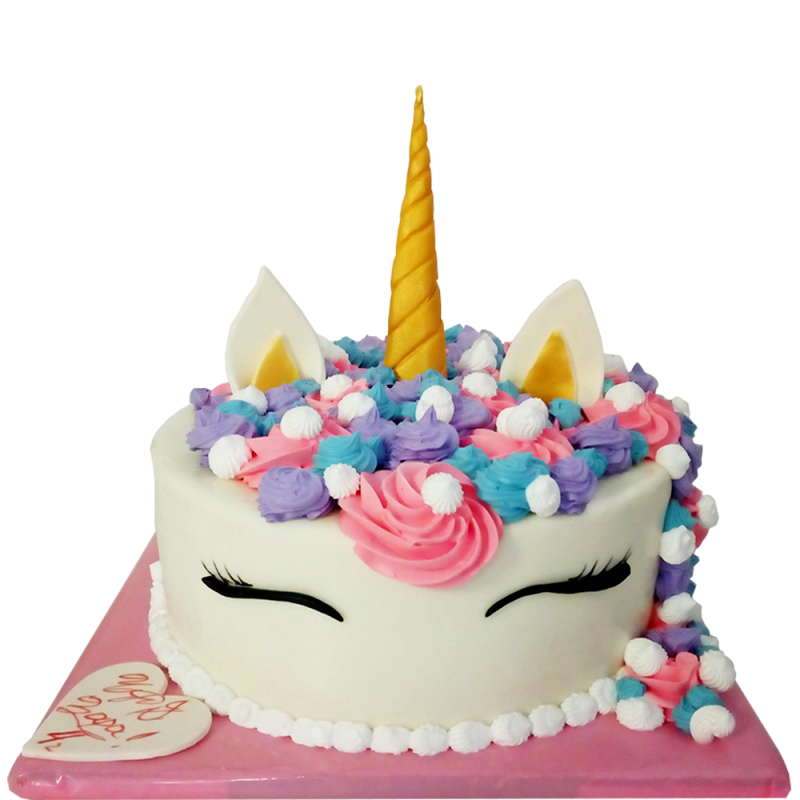 Cake "Unicorn with a Pastel Mane" F-791