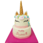 Cake "Unicorn with a Pink Mane" - two-tier F-587