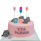 Cake "Pusheen Kittens" F-1421 Cake "Pusheen Kittens" F-1421