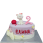 Cake "Kitten with a ball" F-1072 Cake "Kitten with a ball" F-1072