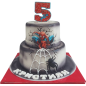 🕷️🎂 Двуетажна детска торта „Спайдърмен“ – Ф-1740 🕷️🎂 Двуетажна детска торта „Спайдърмен“ – Ф-1740
