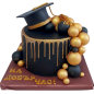 🎓🖤✨ Торта „Златен диплом“ Ф-1640 🎓🖤✨ Торта „Златен диплом“ Ф-1640