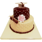 🎓🍫 Торта „Дипломиране в шоколад и шампанско“ Ф-573